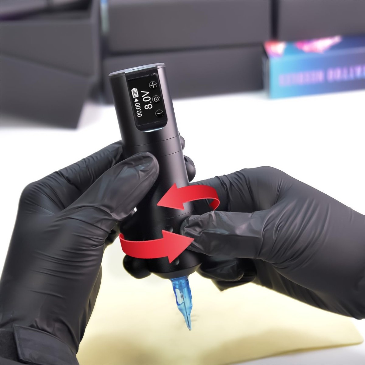 Poseidon OLED Wireless Tattoo Pen Machine